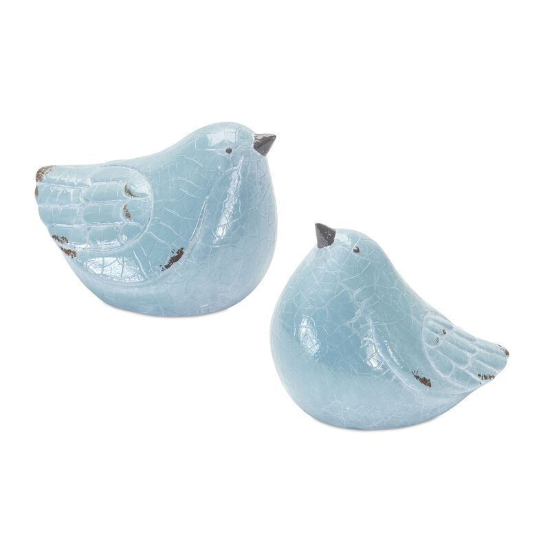 Set of 4 Bird Figurines – Decorative Garden & Home Décor for Outdoor and Indoor Spaces