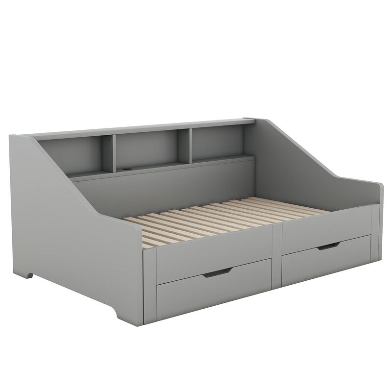 Merax Daybed Bed Frame with Storage