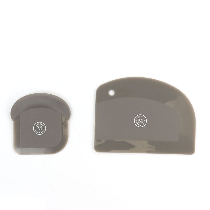 Martha Stewart Flexible Polymer Scraper Set in Dark Taupe