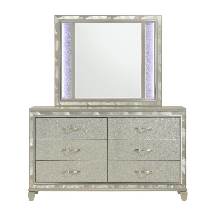 New Classic Furniture Radiance Dresser-Silver
