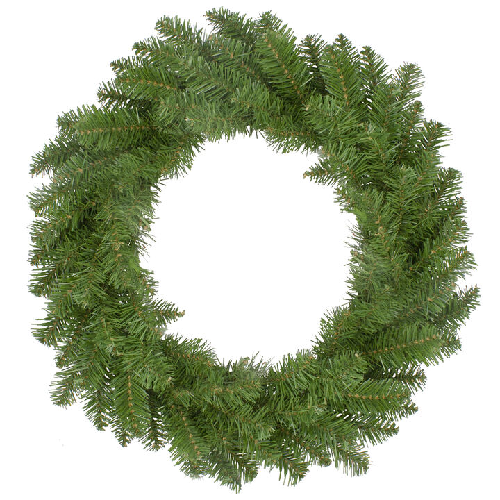 Eastern Pine Artificial Christmas Wreath  24-Inch  Unlit