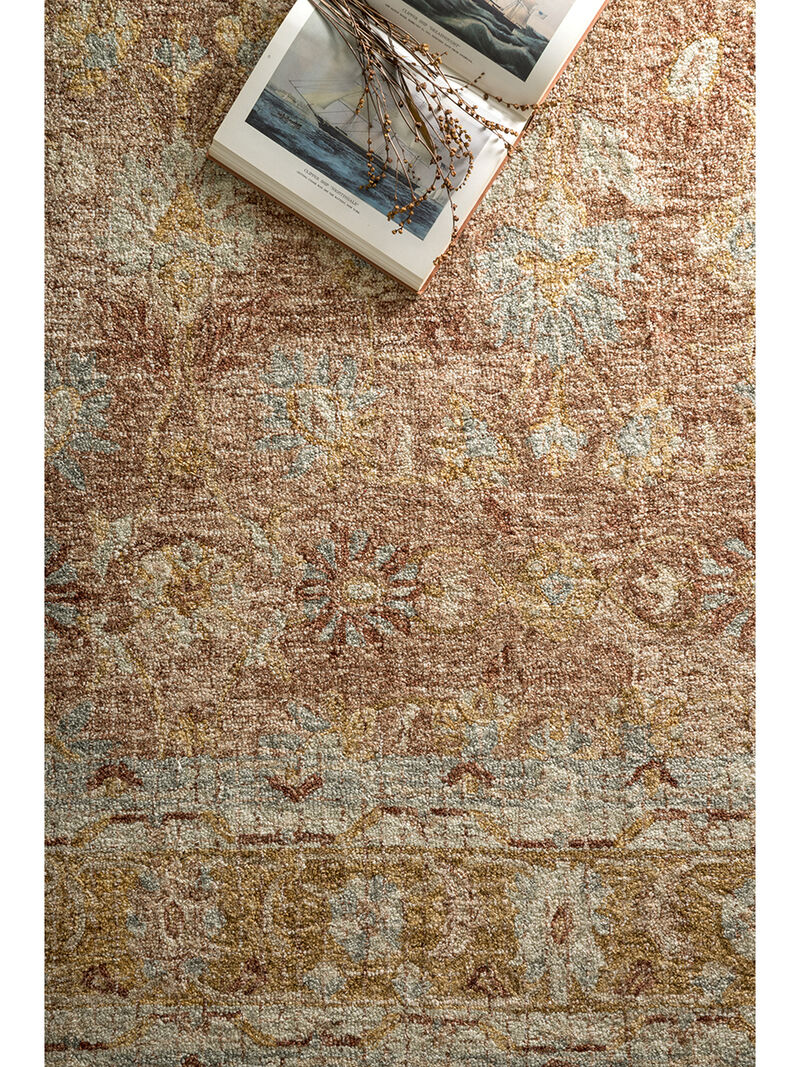 Julian JI04 Terracotta/Gold 7'9" x 9'9" Rug