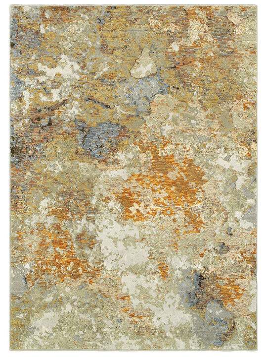 Evolution 8'6" x 11'7" Gold Rug