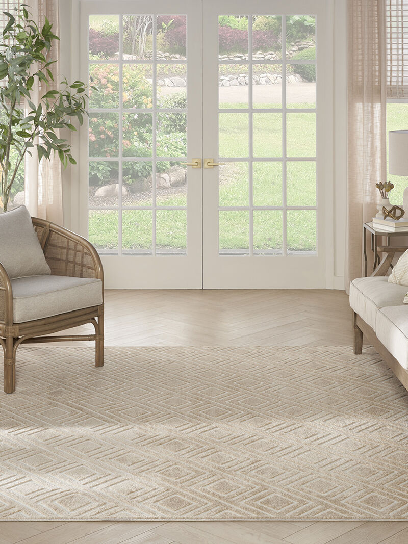 Care Free CAF03 Taupe 9'2" x 12' Rug