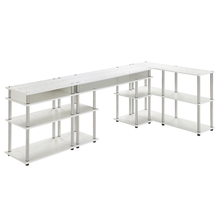 Convenience Concepts Designs2Go No Tools Desk, Printer Stand, and Console Table Set