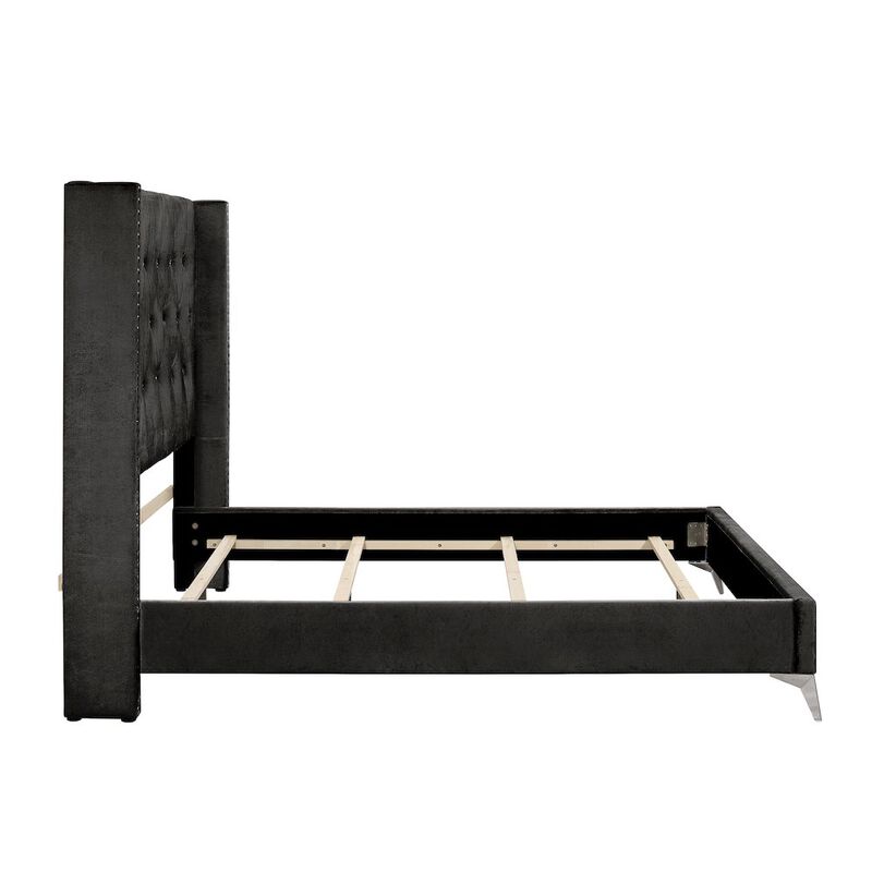 New Classic Furniture Huxley Wood Full Bed, Black