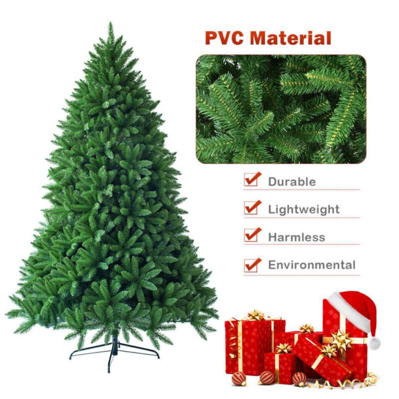 Hivvago 6 Feet Unlit Artificial Christmas Tree with 1250 Branch Tips
