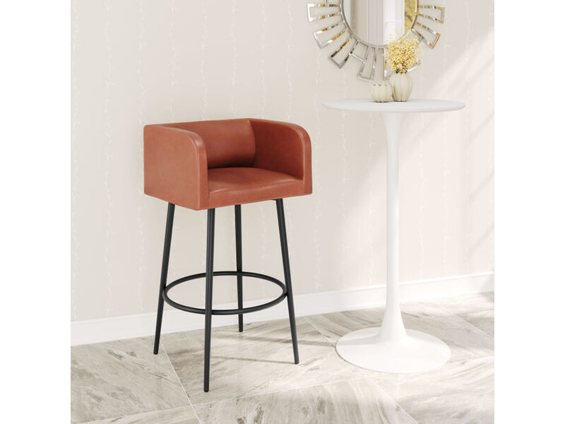 Horbat Barstool (Set of 2) Brown