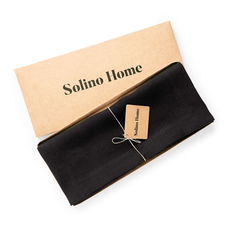 Solino Home 100% Pure Linen Table Runner | Sonoma