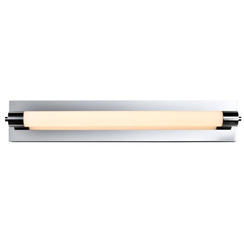 VONN Lighting Integrated LED ADA Compliant Bathroom Wall Lighting Fixture in Polished Chrome