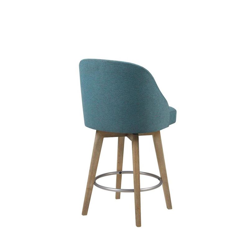 Belen Kox Swivel Counter Stool, Blue, Belen Kox