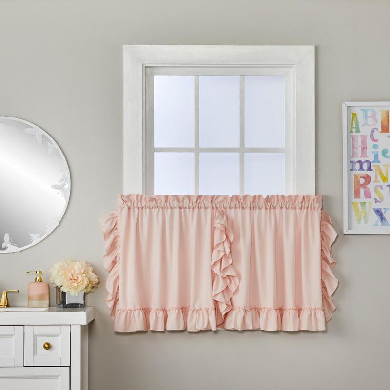 SKL Home By Saturday Knight Ltd Sarah Tier Pair - 2-Pack - 82X36", Blush