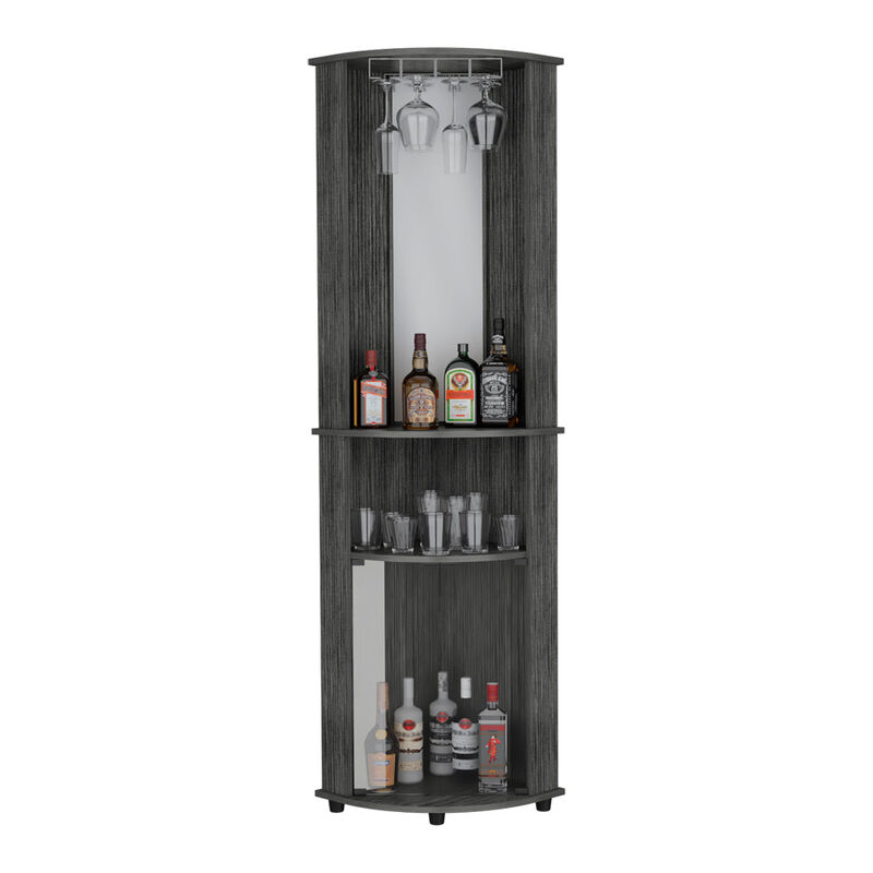 Corner Bar Cabinet Rialto, Living Room, Smoky Oak