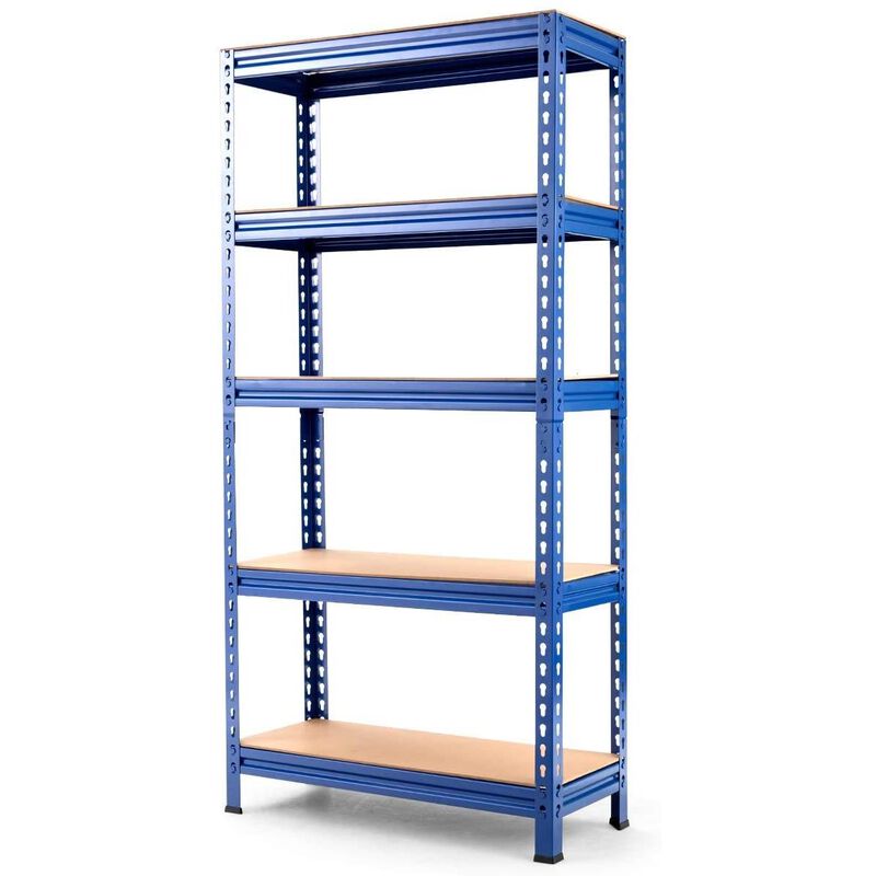 Hivvago Heavy Duty 60 inch Adjustable 5-Shelf Metal Storage Rack