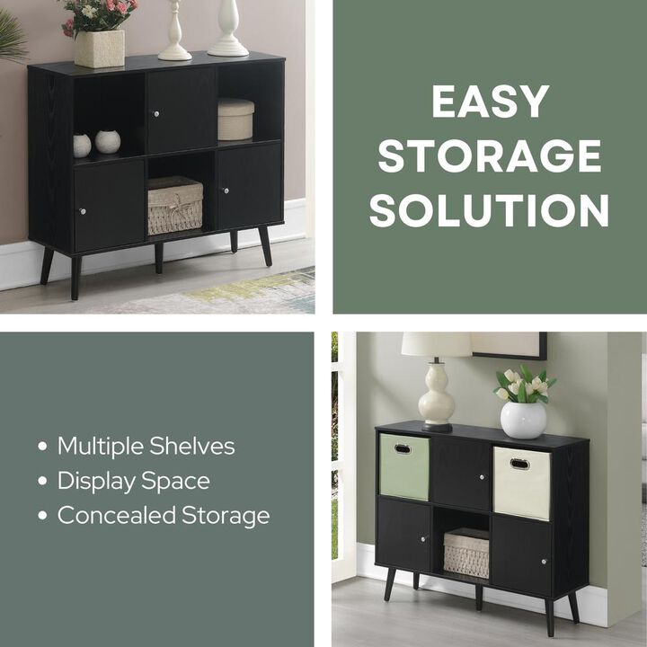 Convience Concept, Inc. Xtra Storage 3x2 3 Door Cabinet Console Table