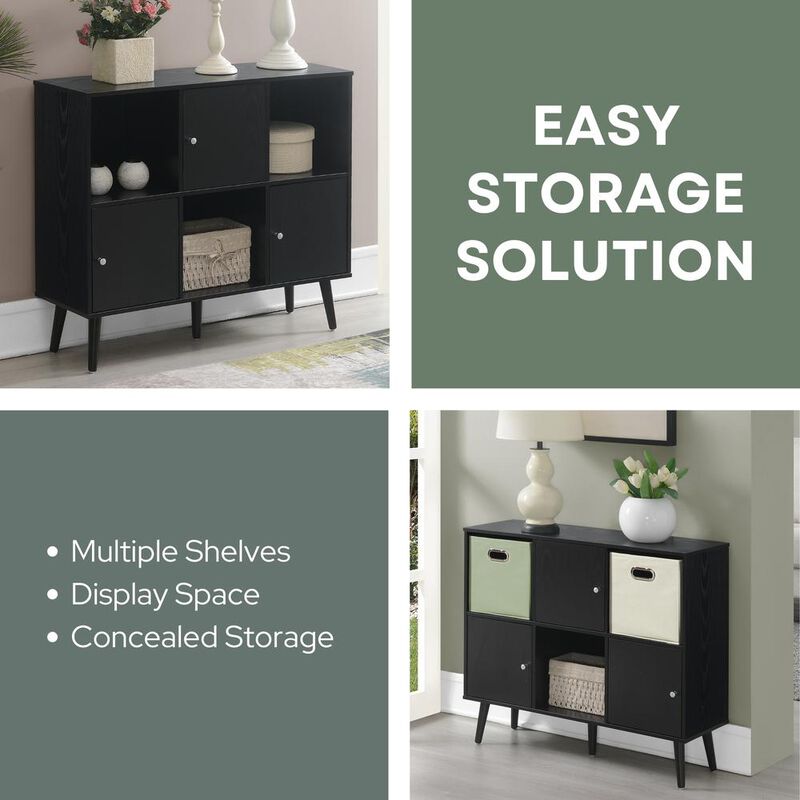 Convience Concept, Inc. Xtra Storage 3x2 3 Door Cabinet Console Table