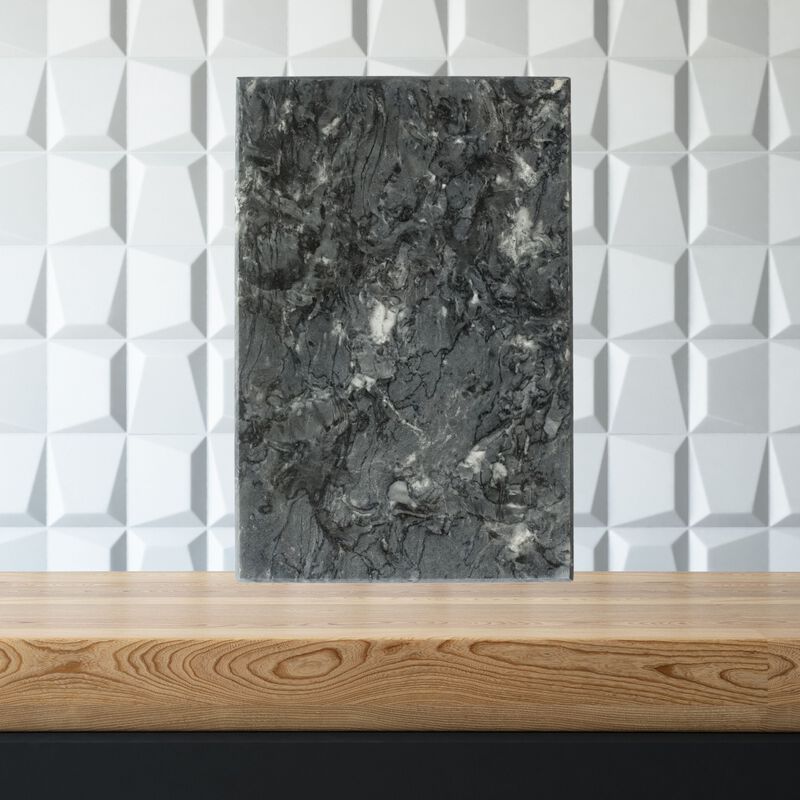 Black Marble Rectangle Board - 8" x 12"