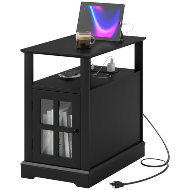Modern End Table for Living Room and Bedroom Decor