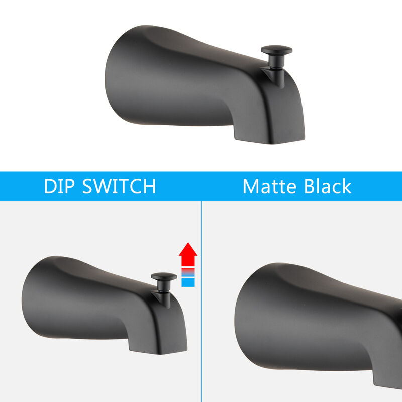 High Pressure Rain Shower System with Tub Spout