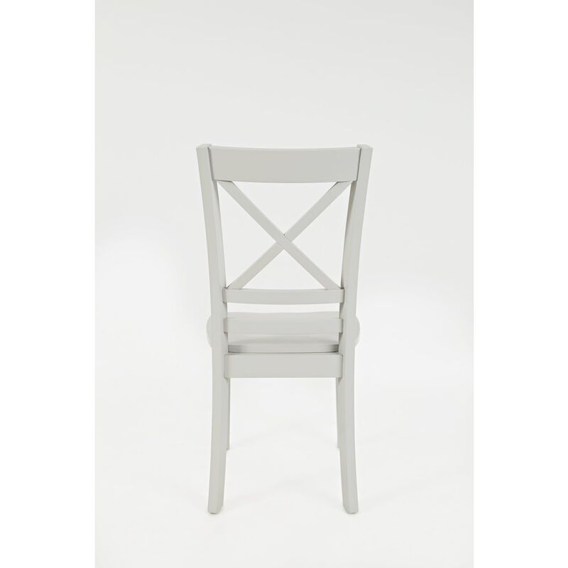 Jofran Simplicity Solid Wood Classic Cross-Back Dining Chair (Set of 2)
