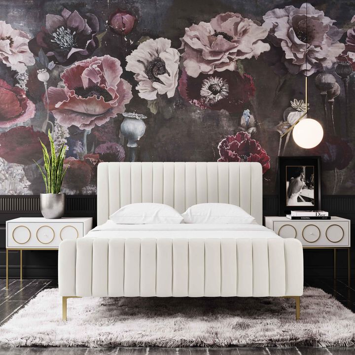 Angela Grey Bed in Queen