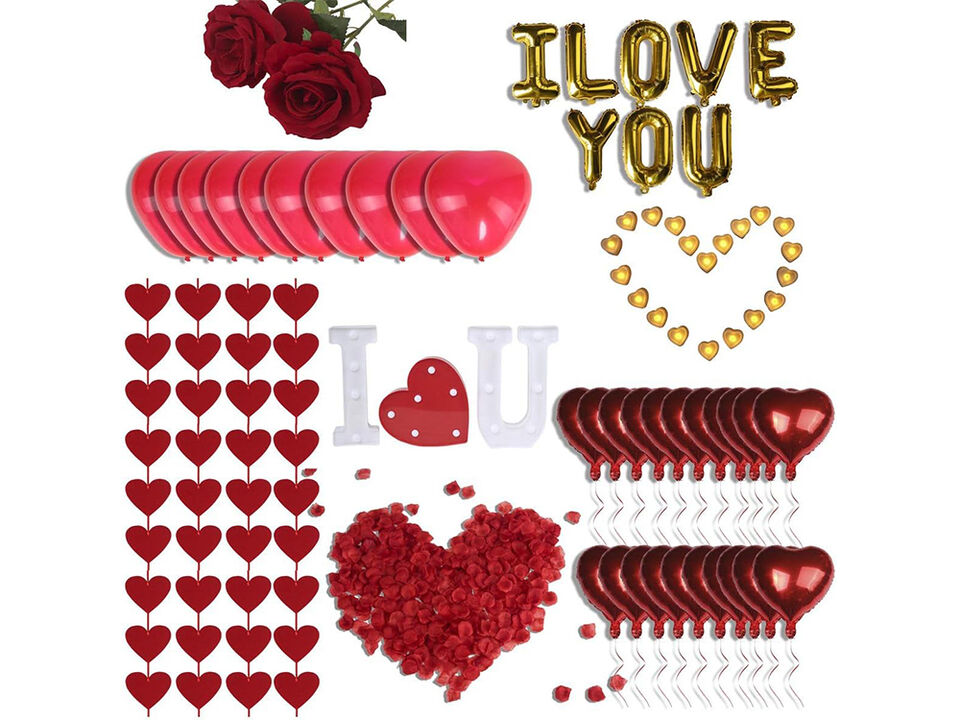 Romantic Decorations Valentines Day, 3000 Rose Petals Anniversary