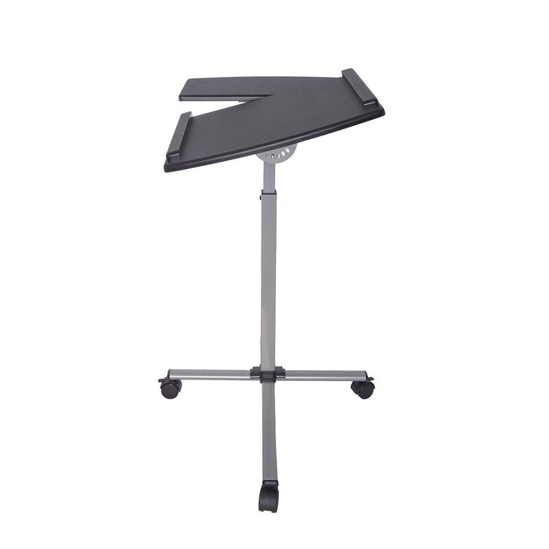 Techni Mobili Rolling Adjustable Laptop Cart. Color: Graphite