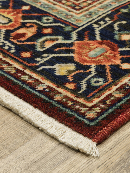 Lilihan 2' x 3' Red Rug