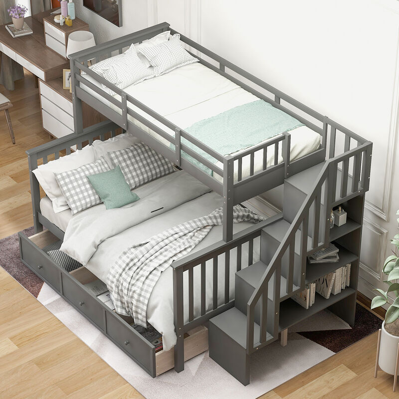 Merax Bunk Bed with Drawers
