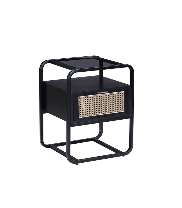 ACME Colson Accent Table, Black Finish
