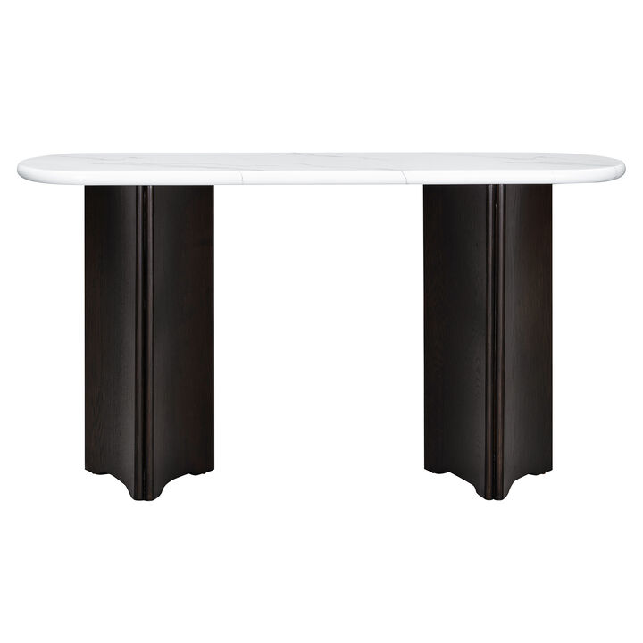 Merax Rustic Console Table for Entrance and Living Room