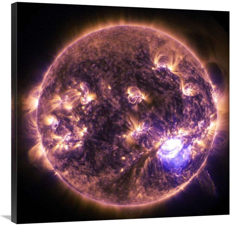 Solar Dynamics Observatory - December 19, 2014-Canvas Art-36x36