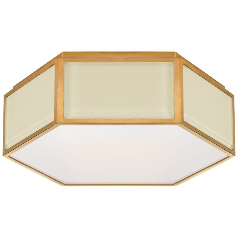 Bradford Small Hexagon Flush Mount