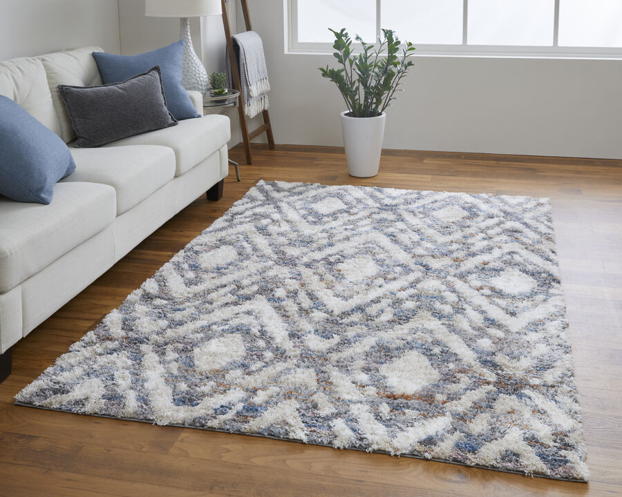 Mynka 39IAF Ivory/Gray/Taupe 2' x 3' Rug