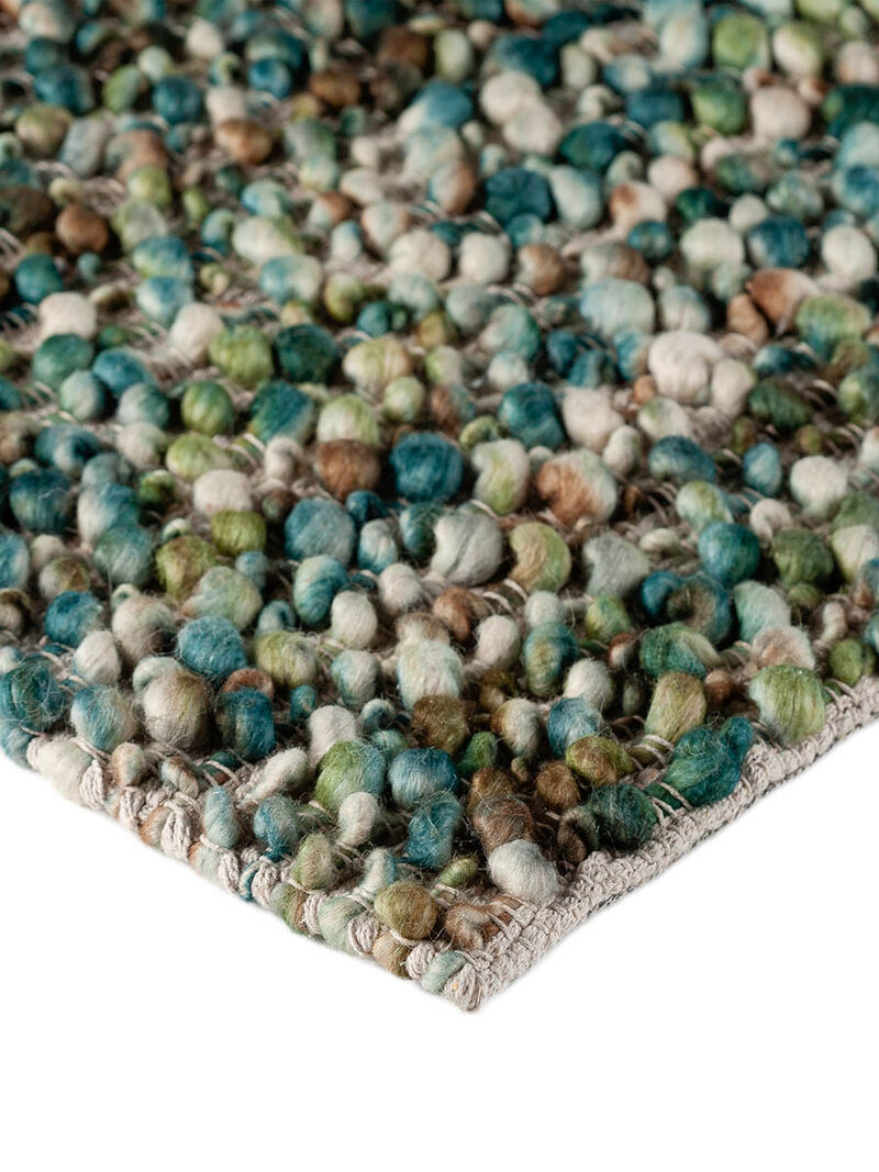 Hanu HU1 Teal 3'6" x 5'6" Rug