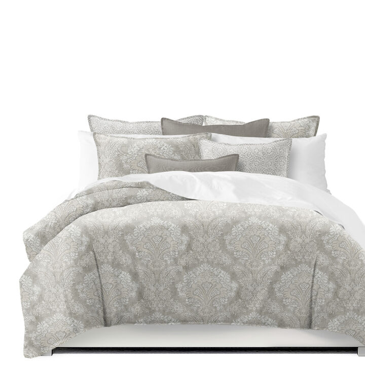 6ix Tailors Fine Linens Ophelia Stone Duvet Cover Set