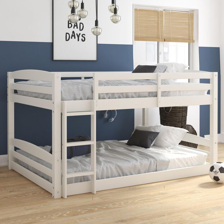 Atwater Living Aaida Full-Over-Full Convertible Bunk Bed with Safety Railings