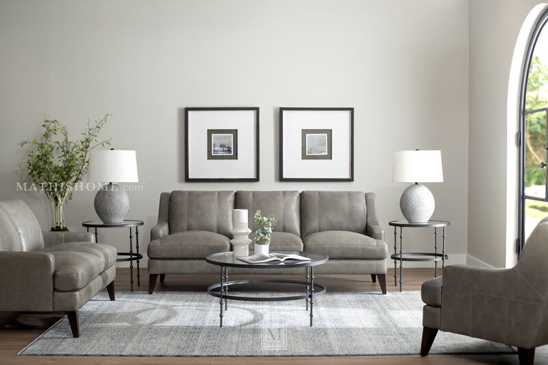 Manhattan Loveseat in Gray