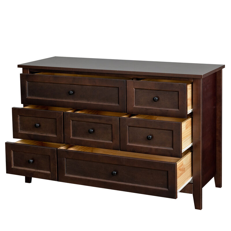 Gewnee Solid Wood spray-painted drawer dresser bar console table lockers