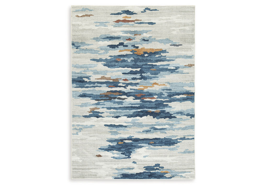 Vinlett 8' x 10' Washable Rug
