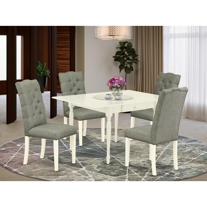 Dining Room Set Linen White