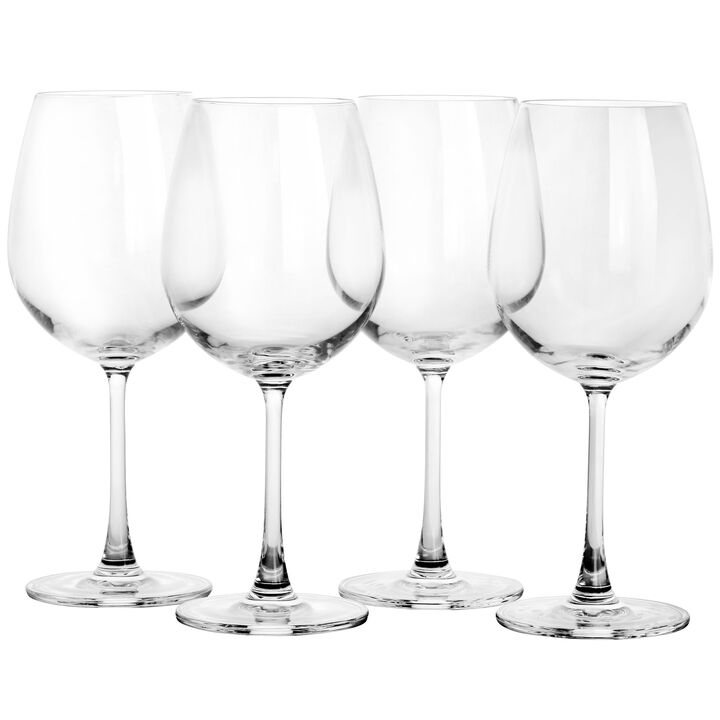 Martha Stewart 4 Piece 20oz Red Wine Glass Set