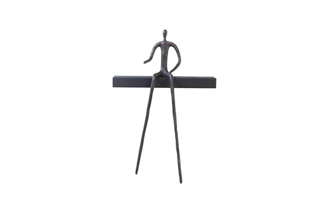 Moveable Man on Short Shelf Sitting B