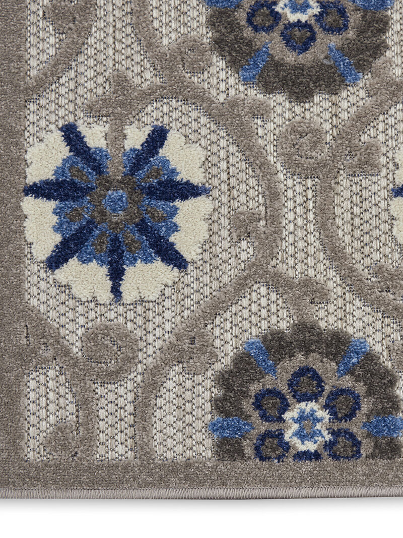 Aloha ALH19 Gray/Blue 2' x 6' Rug