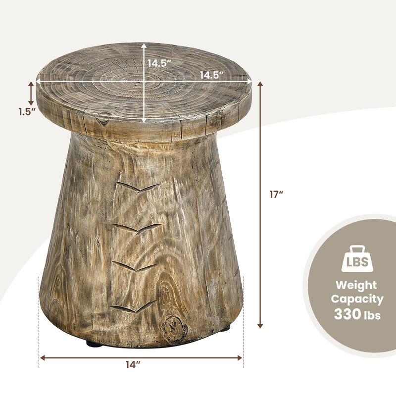 Weather Resident Rock End Table