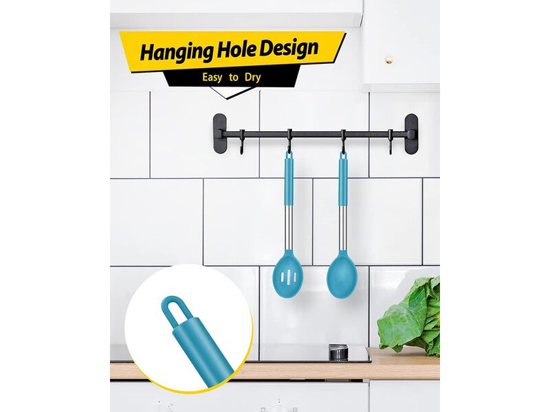 BUNDLEPRO Non Stick Solid Basting Spoon Pack of 2