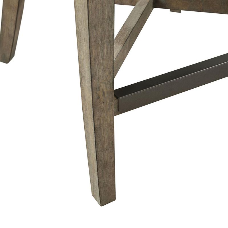 Belen Kox Rustic Elegance Wingback Swivel Stool, Belen Kox