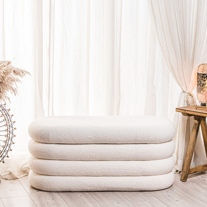 Scandinavian Design Bench with Storage