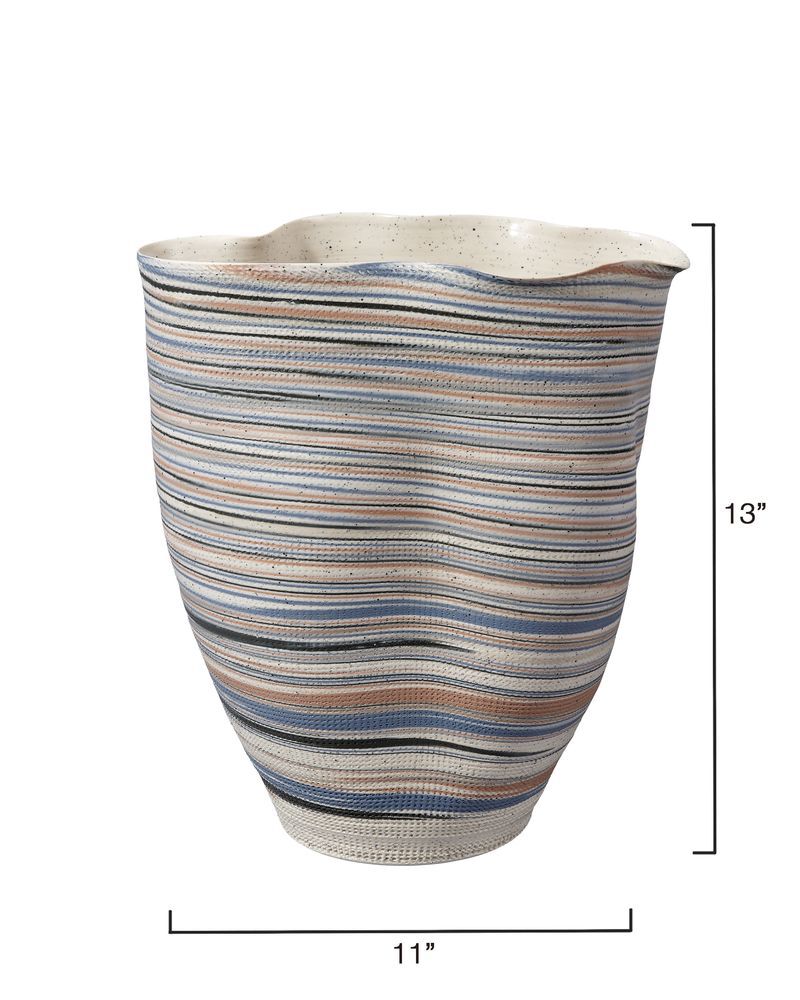 Undulation Porcelain Vase
