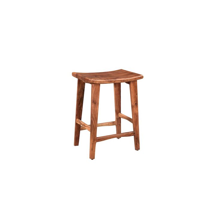 Taran Designs Oren Solid Wood Bar Stool